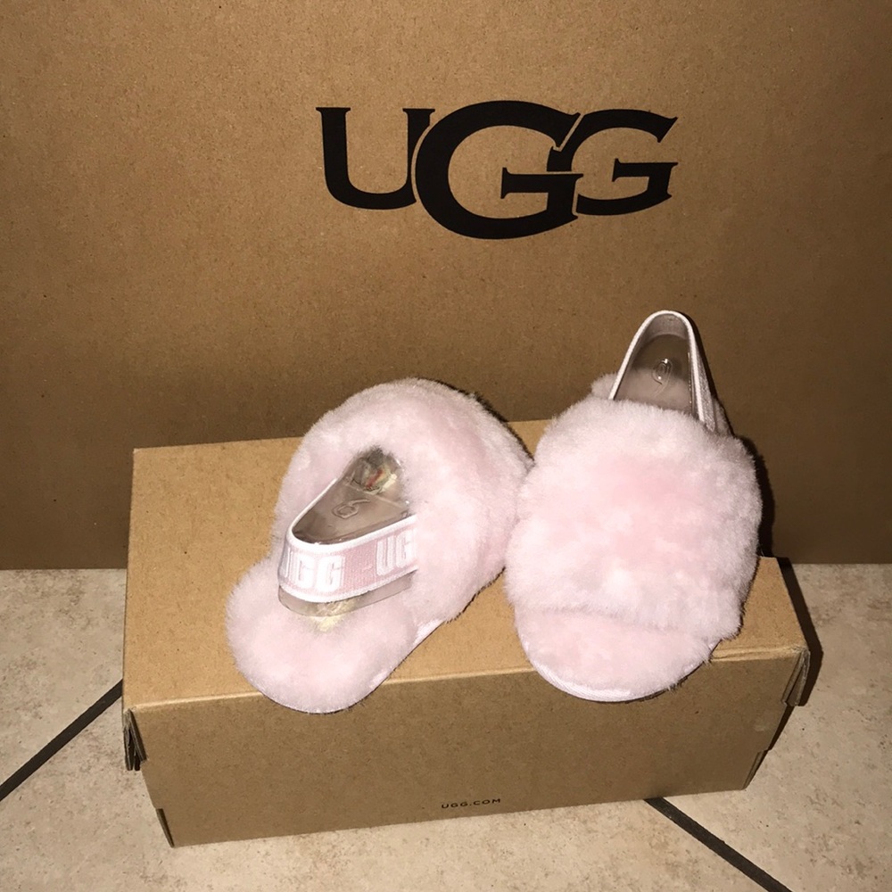 Toddler FLUFF YEAH SLIDE SEASHELL PINK - Picture 3 of 4